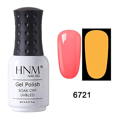 HNM Night-glow Gel Polish Soak Off UV LED Nail Gel Polish Varnish Primer Salon Manicure 8ML