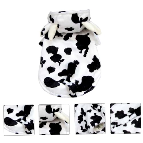 Disfraz para perro pequeño diseño vaca tamaño S miniatura 4