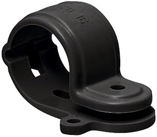 未来工業(MIRAI) PF管水抜き片サドル PF16管用 黒(10個価格) 取寄品 KTFD-16K