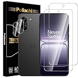 Pollachi [2+2 Pellicola Vetro Temperato per OnePlus Nord CE5,2 Pezzi Pellicola Fotocamera+ 2 Pezzi Protezione Schermo Vetro Temperato Durezza 9H Anti Graffio