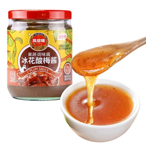 SXETBEAN Plum Sauce, 8.8oz/250g Chinese Sauces, Used for Dipping, Cooking,