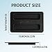 Toaster Covers 2 Slice Reusable Food-Contact Silicone Dust Protector with Wide Slot Design for Bread Maker Sandwich Machine (Gray+Black, 2 PCS)