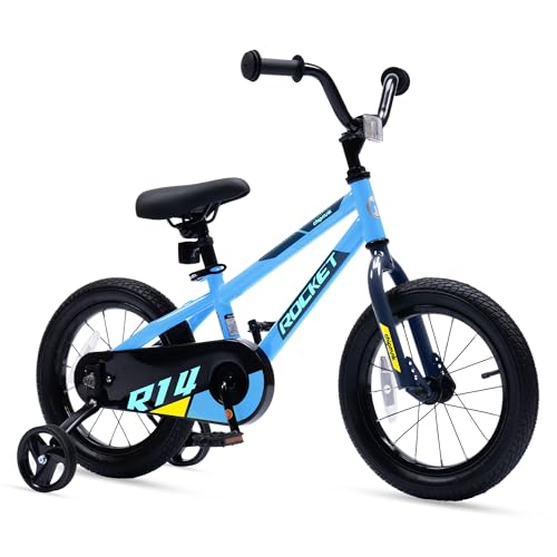 Image of Chipmunk Rocket Kids Bike Toddlers 12 Inch Wheel Bicycle Beginners Boys Girls Ages 3-4 Years with Training Wheel, Multiple Colors