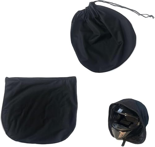 Laluky Helmtasche, Motorradhelmtasche mit Kordelzug, Helmrucksack Universaltasche, 46 x 52 cm, Universal Tragetasche, Schwarze Helmtasche für Motorradhelm, Fahrradhelme(GRÖßE:52x46cm)