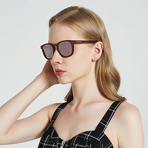 HD Polarized Wood Sunglasses for Men and Women UV400 Protection Sports Classic Retro2