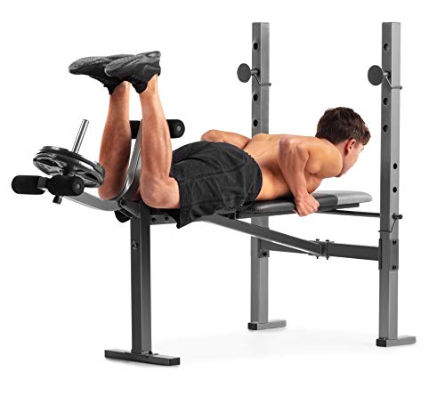 Weider XR 6.1 Multi-Position Weight Bench with Leg Developer and Exercise Chart - Thumbnail 2