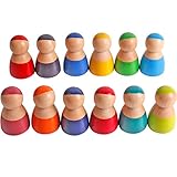 Dinhon Rainbow Friends Holzpuppen & Spielfiguren für Kleinkinder