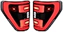 Compatible with Ford F-150 XLT 2021 2022 Passenger Driver Side Tail Light Assembly Stop Brake Turn Signal Reverse Lamp