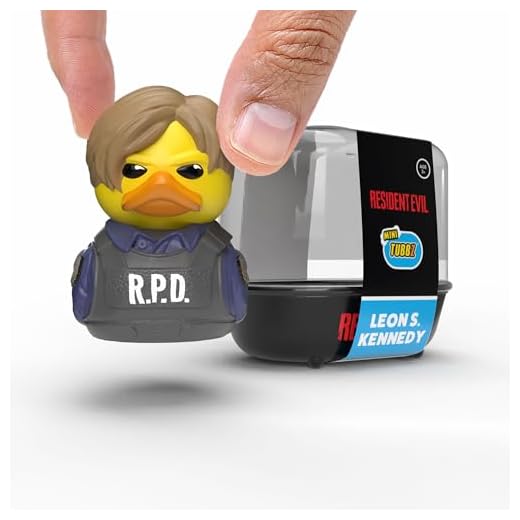 TUBBZ Mini: Resident Evil - Leon S Kennedy als Cosplay-Gummiente Vinyl-Figur