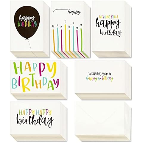 Best Paper Greetings Lot de cartes d'anniversaire Cover