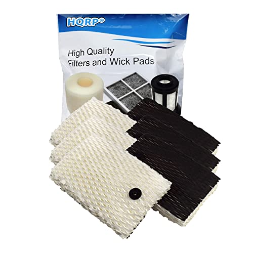 HQRP 4-Pack Wick Filter Compatible with Sunbeam Bionaire SW2002CS SW2002 CB2002 SW-2002CS SW2002-CN fits SCM2300, SCM2400, BCM7900 Series Cool Mist Humidifiers