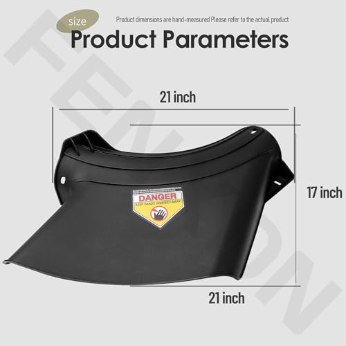 FENXDN 731-10267 931-04633 631-04633 Discharge Deflector Chute Compatible with Cub Cadet MTD Craftsman Lawn Tractor CC30, RER1000, TB30R, CR30H, R-1500, TB30, LT-30