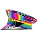 NUEAYMS PatentLeather Military Hat for Women Novelty Glitter Party Hat Sergeant Captain Cap for Stage Club Bachelorette Party