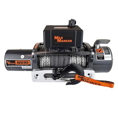 Winch eléctrico 9500 lbs con polea 30000 lbs y funda neopreno miniatura 2