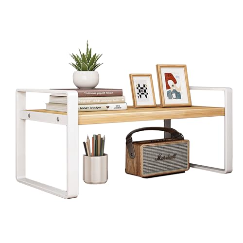 Étagère de bureau en bois compacte pour optimiser le rangement de la maison