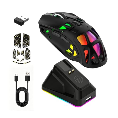 Ratón inalámbrico 12000 DPI Garsent X9pro con 7 botones programables y carga tipo C 5