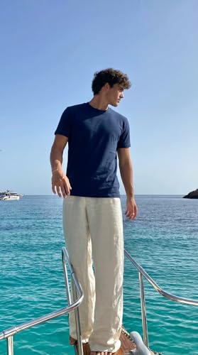 Image of Men's Solid Round Neck T-Shirt | Regular Fit Cotton Casual Tee | Half Sleeve | S to 3XL Sizes | Soft Breathable Everyday Wear for Daily Use, Gym, Summer & Casual Wear