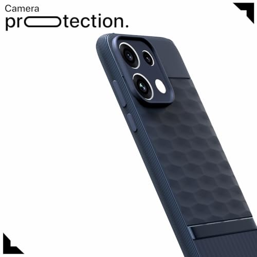 Image of Outlouders Back Cover for Oppo Reno 16c 5G | Full Camera Protection | TPU Soft Flexible Shockproof Bumper Case (Blue)