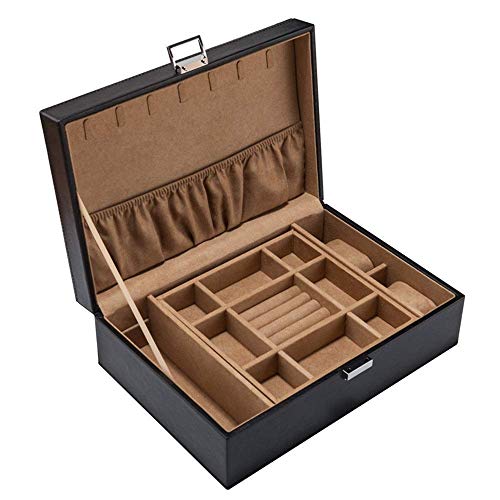 Boîte à bijoux double cuir pour ne plus rayer vos montres et emmêler vos bracelets
