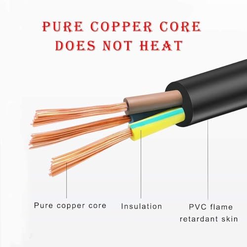 Mains Power Lead Cable Cord For Marshall Fender AMP Amplifier Guitar - 2M Long(COMES WITH REUSABLE CABLE TIE) - Image 2