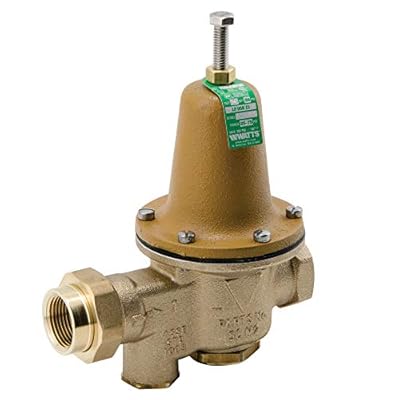 Watts LFU5B-Z3 Series 2 Lead-Free Cast Copper Silicon Alloy Water Pressure Reducing Valve, NPT Female Union Inlet x NPT Female Outlet, Adjustable Pressure 25 to 75 psi, Maximum 300 psi