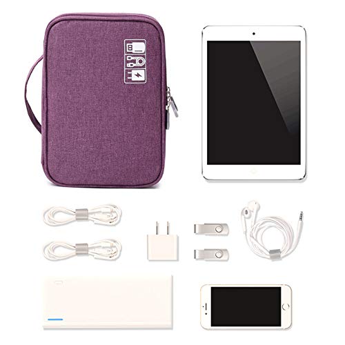 Estuche de accesorios electrónicos Lanola con diseño de doble capa resistente 5