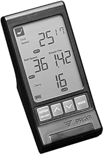 PRGR Black Pocket Launch Monitor HS-130A (New 2021 Model)