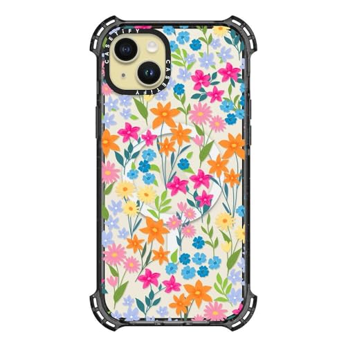 Coque iPhone 15 Plus fleurs printanières CASETiFY antichoc pour sublimer et protéger votre mobile - 2