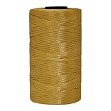 Tsuisho 3mm x 218 Yards Flat Polyester Ribbon Yarn for Knitting and Crochet, Polypropylene Macrame Cord for Sun Hats, Bags, Purses, Shoes, Mat, DIY Crafts, Decorative Projects-Bright Brown