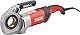 RIDGID 44878 Modell 600-I Gewindeschneidkluppe mit 1/2 bis 1 1/4 Zoll BSPT 11-R Schneidköpfe, Koffer und Stützarm