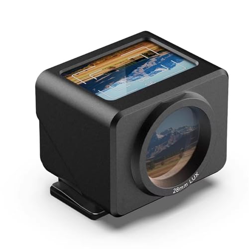 Vituord Viseur Optique De Poitrine, Viseur Externe 28 Mm, avec Cadre 35/50, Griffe Porte-Objectif Réglable, pour Un Cadrage Précis Et Une Expérience De Prise De Vue Améliorée