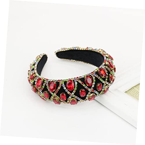 WOONEKY Tiara De Strass Tiara De Cristal Tiaras De Brilho Para Mulheres Aros De Cabelo Feminino Tiar