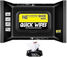 Natural Sneaker & Shoe Cleaner Wipes (1 Pack of 80 Pcs) Shoe Cleaning Wipes,Portable Sneakers Cleaner Shoe Wipes Quickly Remove Dirt & Stains, Sneakers Cleaning Kit for Most Footwear