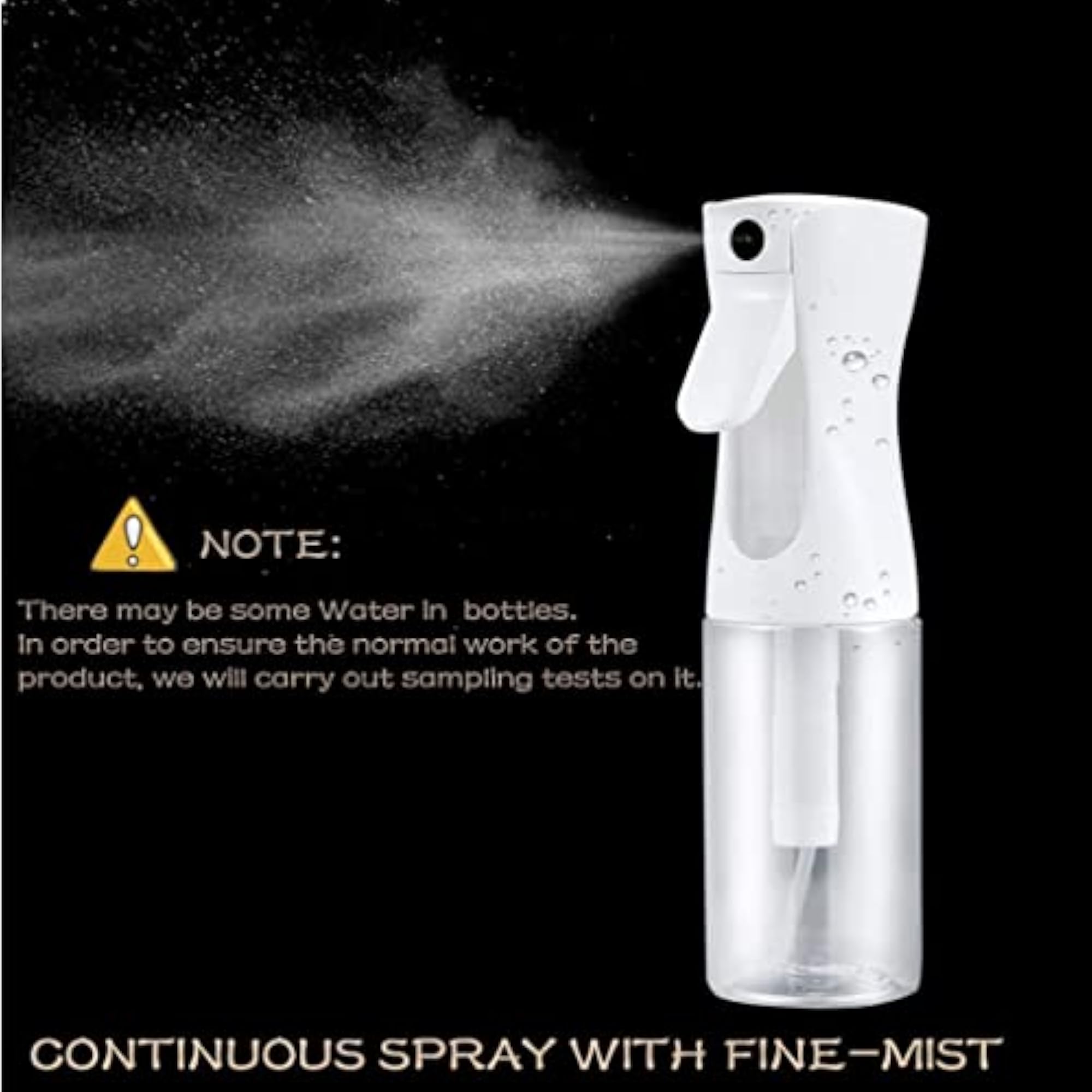 12oz Hair Mist Sprayer, Fine Continuous Plant Mist