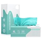 Voroly Microfiber Cleaning Cloth - 20 PCS Reusable Cloth Wipes for Home Kitchen & Office | Strong Absorbent Cleaning Cloth with Dispenser Box