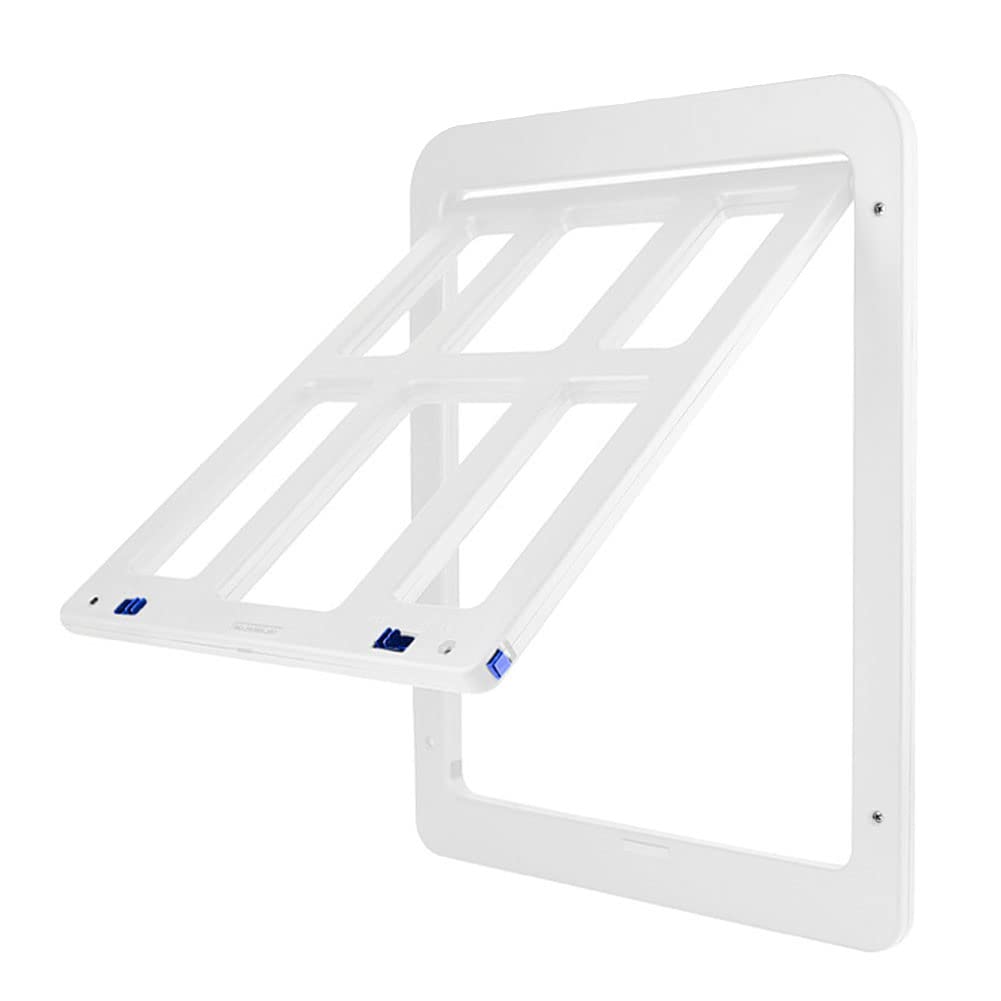 Yokomu Puerta Mosquitera para Perros de 9.8 X 12.4 Pulgadas con Solapa MagnéTica Puerta para Perros con Cerradura para Puerta, Ventana y Porche -