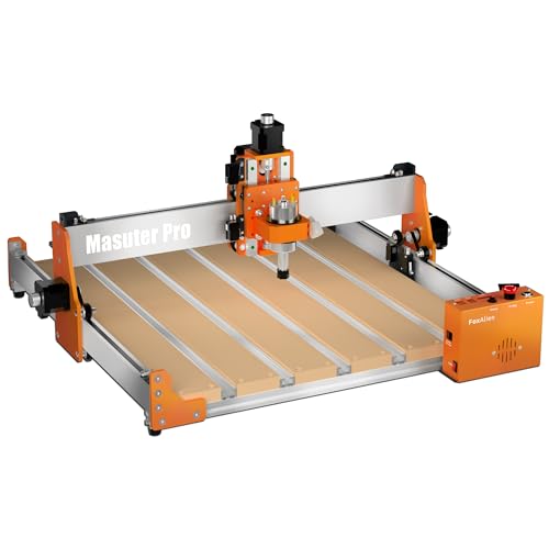 FoxAlien Masuter Pro CNC Router Machine + T-slot Hybrid Spoilboard