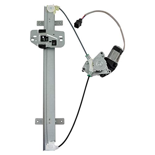 Image of TRQ Front Passenger Side Power Window Motor and Regulator Assembly Power Compatible with 2006-2014 Honda Ridgeline