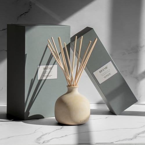 BLUEME-Bundle-Nostalgia-Bergamot-Musk-1691-Fl-Oz-Wellness-Diffuser-Oil-Refill-Contains-Essential-Oil-Sustainable-Hand-Finished-Premium-Luxury-Ceramic-Natural-Rattan-Reeds BLUEME Bundle Nostalgia Bergamot Musk 1691 Fl Oz Wellness Diffuser Oil Refill Contains Essential Oil Sustainable Hand Finished Premium Luxury Ceramic Natural Rattan Reeds