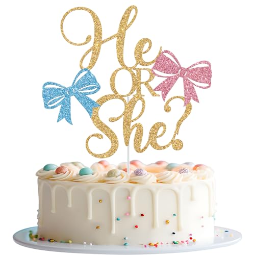 Mis Quince He or She Cake Topper