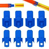 BOXOB 8stk Schienenadapter für Hot Wheels, Speed Snap Classic Connector