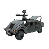 Automodellverhältnis: 1:32 perfeclan Streitkräfte Im Maßstab 1:32 Hummer Model Toys Sound Light Druckguss Metall Pull Back Car Militärmodell Spielzeug Für Kinder Geschenk. - Armeegrün