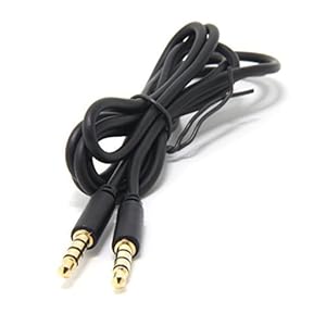 2 stuks 1 m 3,5 mm audio video AV-kabel voor auto dvd-speler 2 schermen, kabel AUX-kabel 4-polige AV in en out-kabel voor NAVISKAUTO, FANGOR, Digiland, WONNIE, Philips draagbare DVD-speler