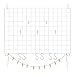 SONGMICS Grid Photo Wall, Set of 2, 25.6" x 17.7", Photo Display Wall, Metal Mesh Wall Decor, Multifunctional Hanging Picture Wall, DIY, S Hook, Clips, Hemp Cord, White ULPP02W