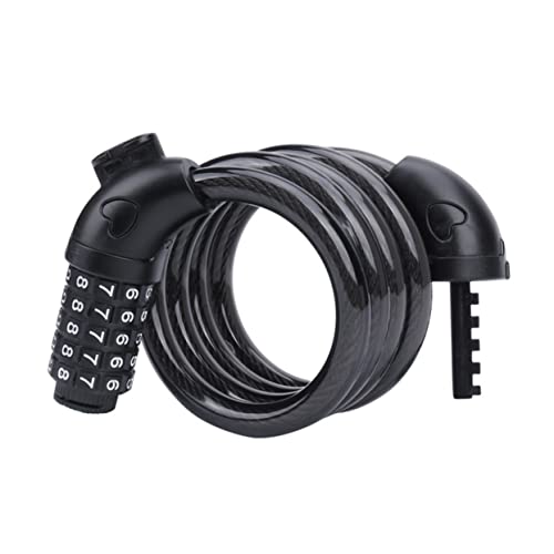 Heavy Duty Bike Combination Lock Cable Lock for Bicycles Mountain Bikes Motorcycles Scooters Secure Keyless Theft Bike Lock for Easy Use