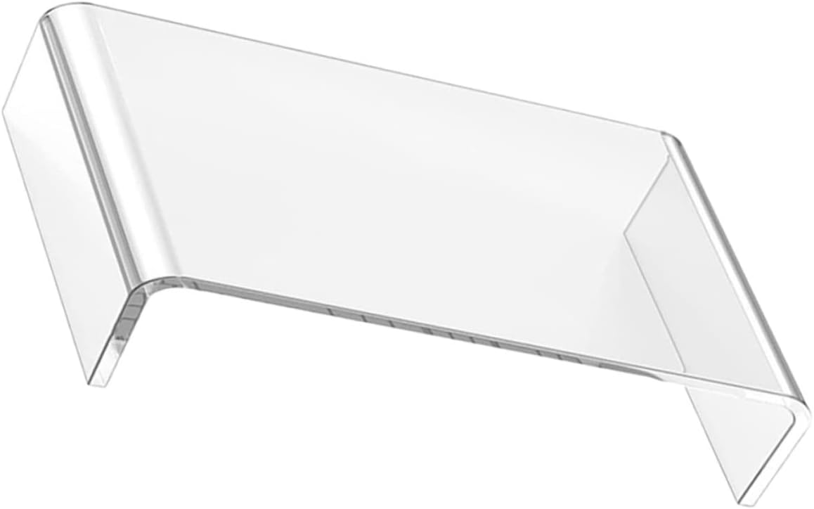 TEHAUX Monitor Riser Stand for Ergonomic Height Stylish Desktop Organizer for Office and Home Reduces Neck Strain Supports Computer and Laptop Use