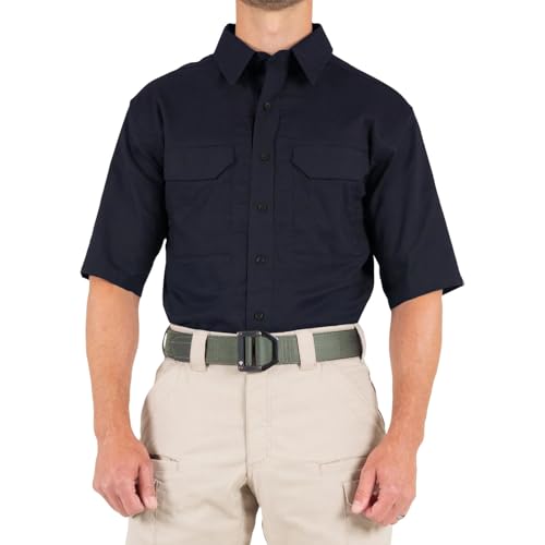 T-Shirt pour Homme First Tactical Bleu Marine Vetement Tactique L
