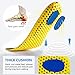XINIFOOT 3 Pairs Elastic Shock Absorbing Shoe Insoles Breathable Honeycomb Sneaker Inserts Sports Shoe Insole Replacement Insoles for Women