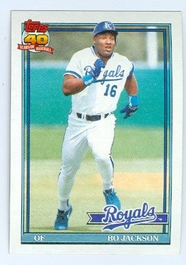 Bo Jackson baseball card (Kansas City Royals Bo Knows) 1991 Topps #600 at  Amazon's Sports Collectibles Store