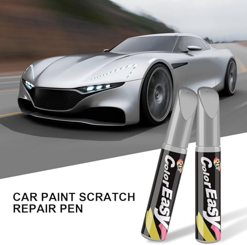 Image of Car Scratch Remover Touch Up Paint Pen Automotive Car Paint Pen 2 In 1 Car Paint Scratch Repair for Deep Scratches Special-Purpose Car Paint (Silver)